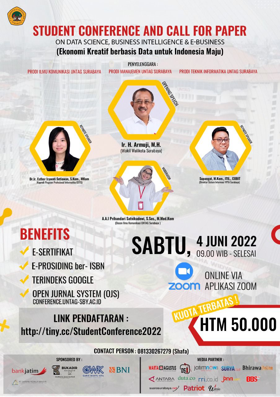 Mahasiswa Untag Gelar Student Conferences and Call For Paper Ekonomi Kreatif