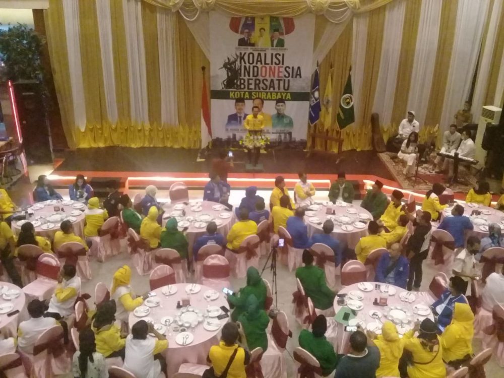 Golkar, PAN dan PPP Surabaya Deklarasikan KIB