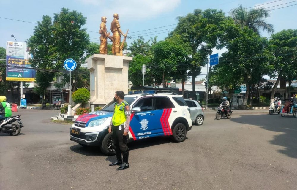 Operasi Patuh Jaya 2022, Satlantas Porles Kediri Berhasil Menindak Puluhan Pengendara