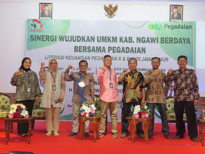 Bunga 0,28%, PT Pegadaian Kanwil XII Surabaya Luncurkan KUR Syariah Di Ngawi