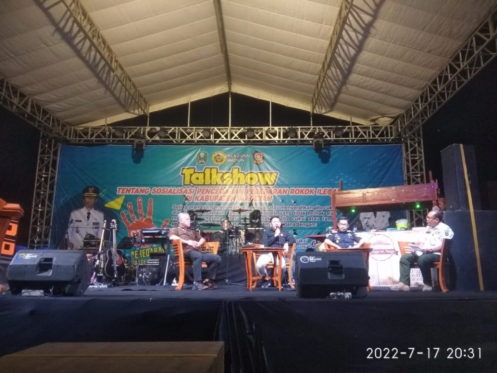 Gelar Talk Show Perangi Rokok Ilegal