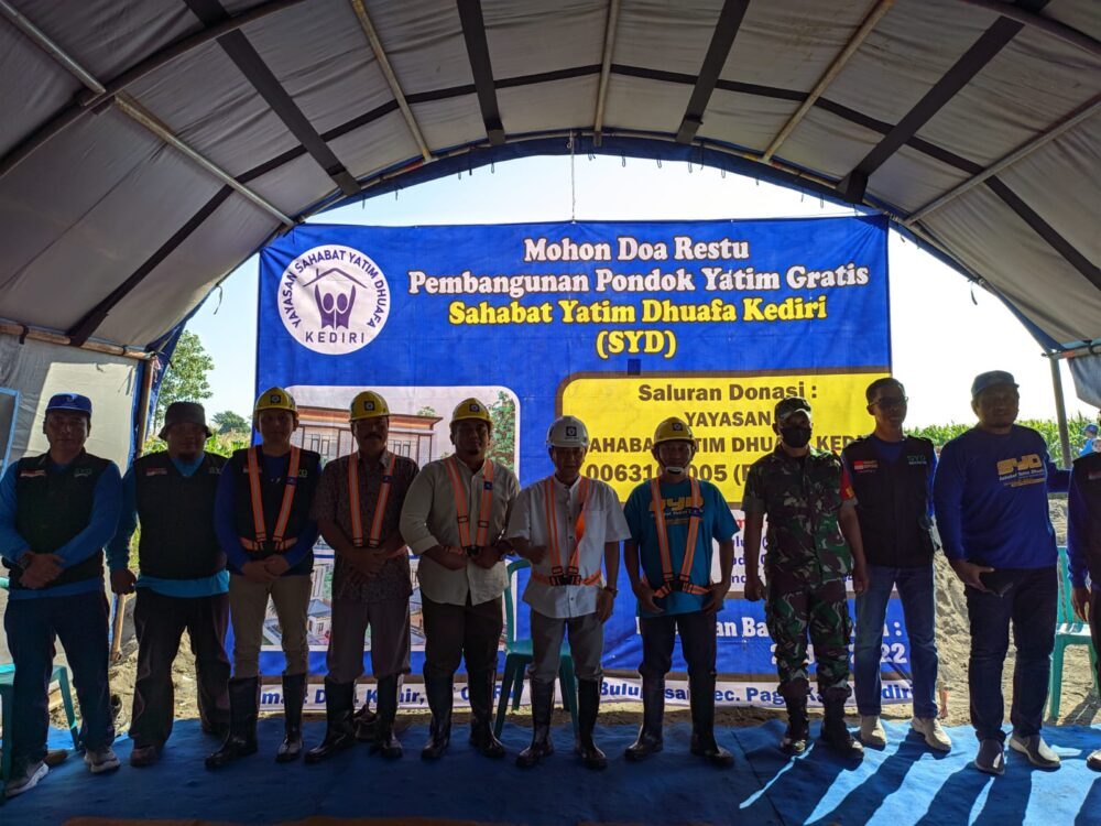 Di Kediri, Sahabat Yatim Duafa Bangun Gedung Pondok