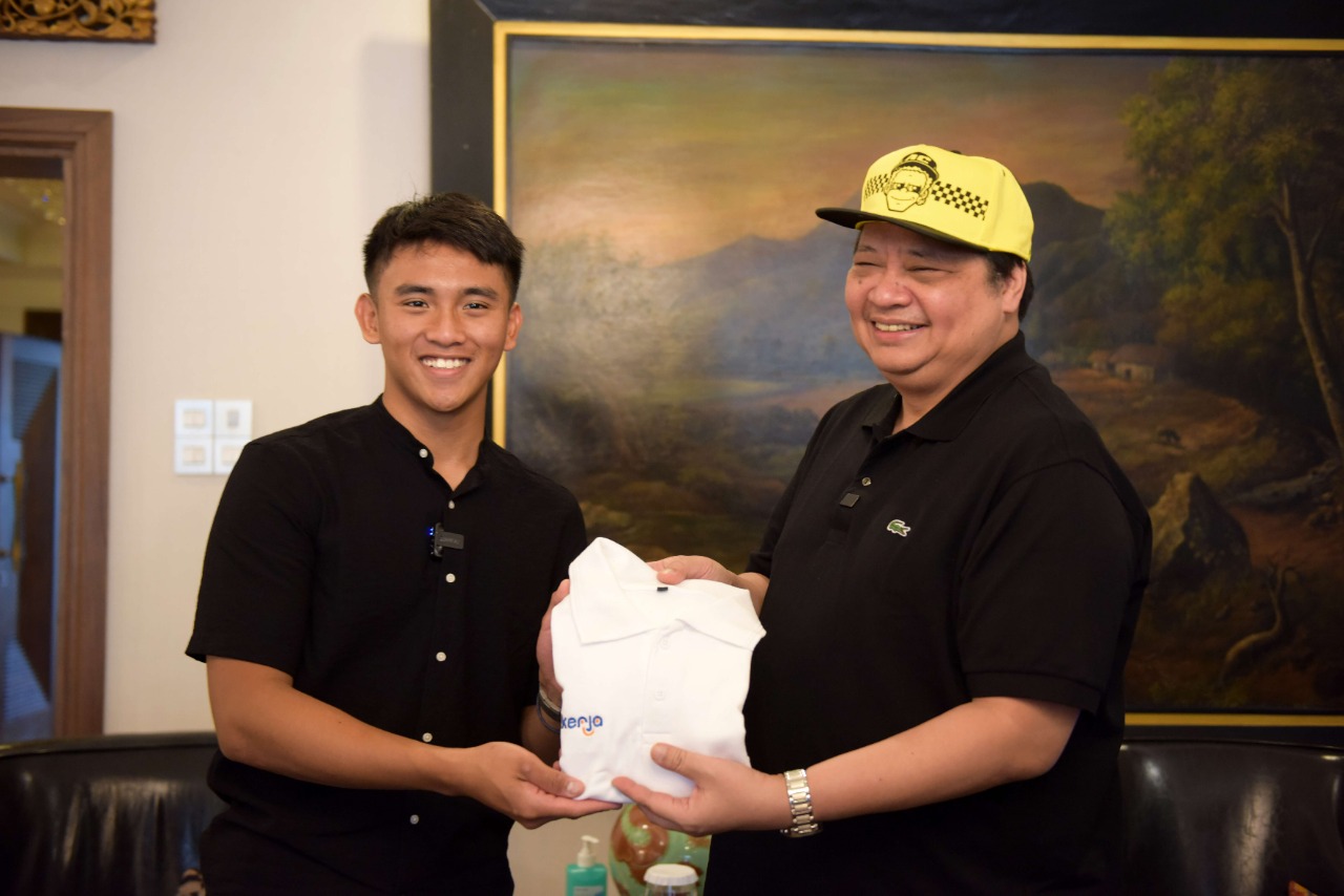 Mario Aji Minta Dukungan Airlangga Hartarto Agar Bisa Tampil Di Event Dunia