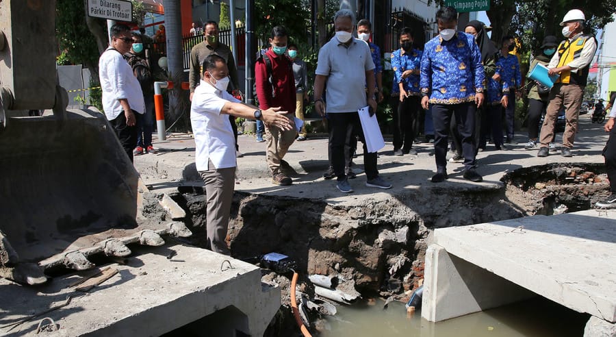 Hindari Genangan Pusat Kota, Pemkot Mulai Garap Lintas Saluran Embong Kenongo-Kenari