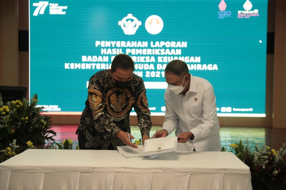 Kemenpora Raih WTP dari BPK, Zainudin Amali: Itu Kerja Teamwork