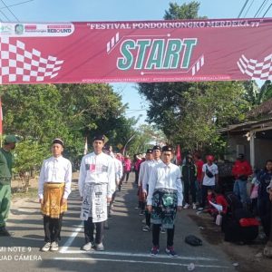 Meriah Gerak Jalan Kemerdekaan di Pondoknongko