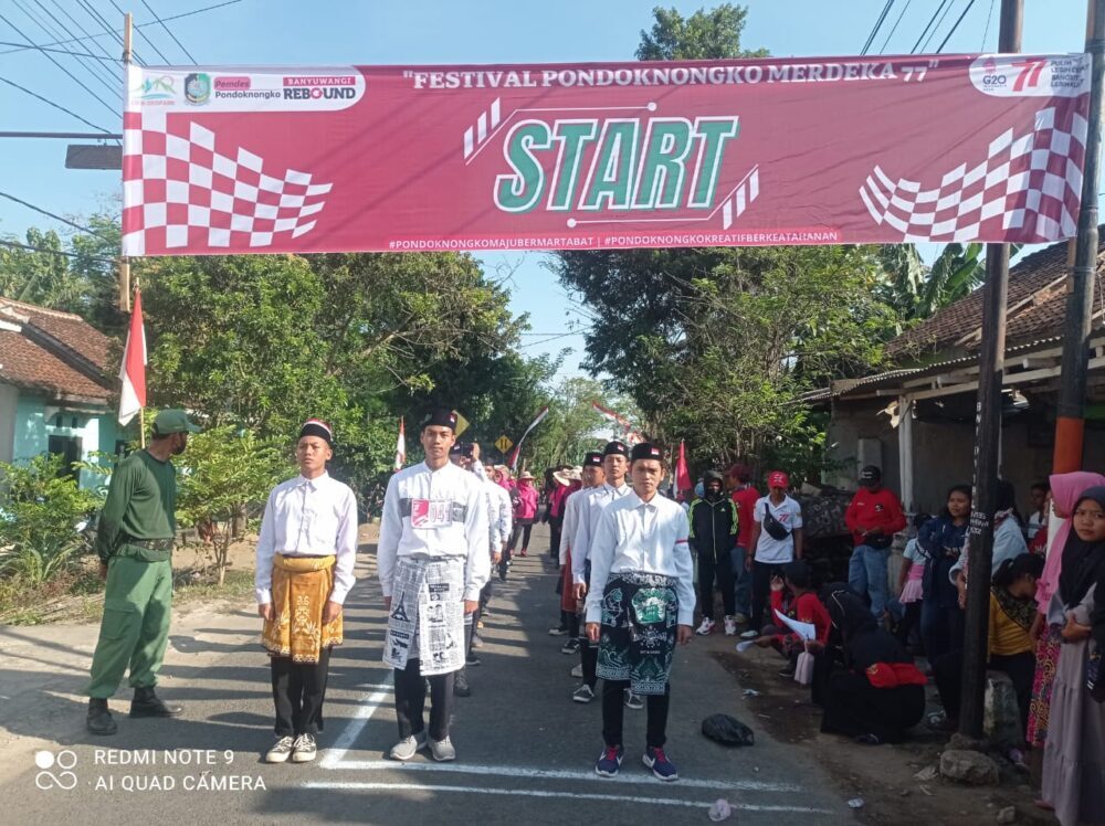 Meriah Gerak Jalan Kemerdekaan di Pondoknongko