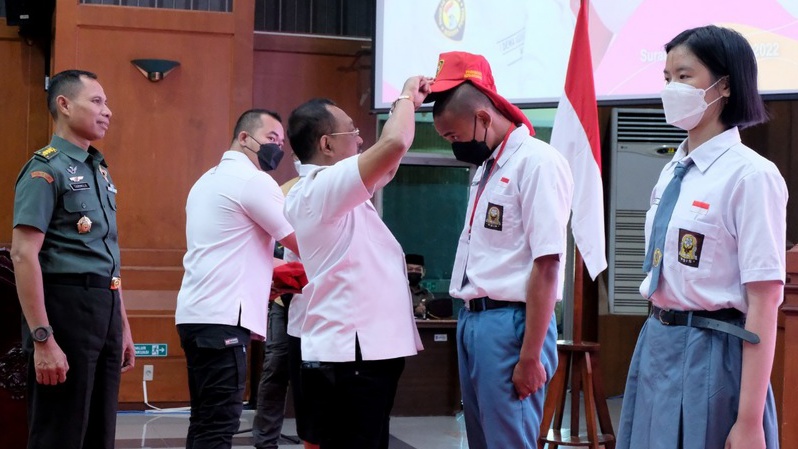 Armuji Buka Pelatihan 100 Paskibra di Sawunggaling