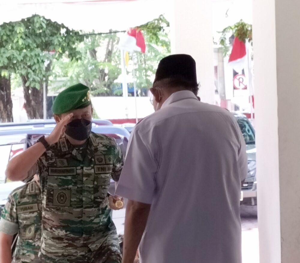 H Imam Utomo S Terima Kunjungan Pangdam V/Brawijaya Mayjen TNI Nurcahyanto, MSc