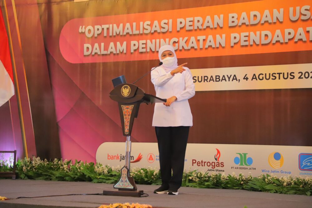 Gubernur Minta BUMD Berkontribusi Tingkatkan PAD Jatim