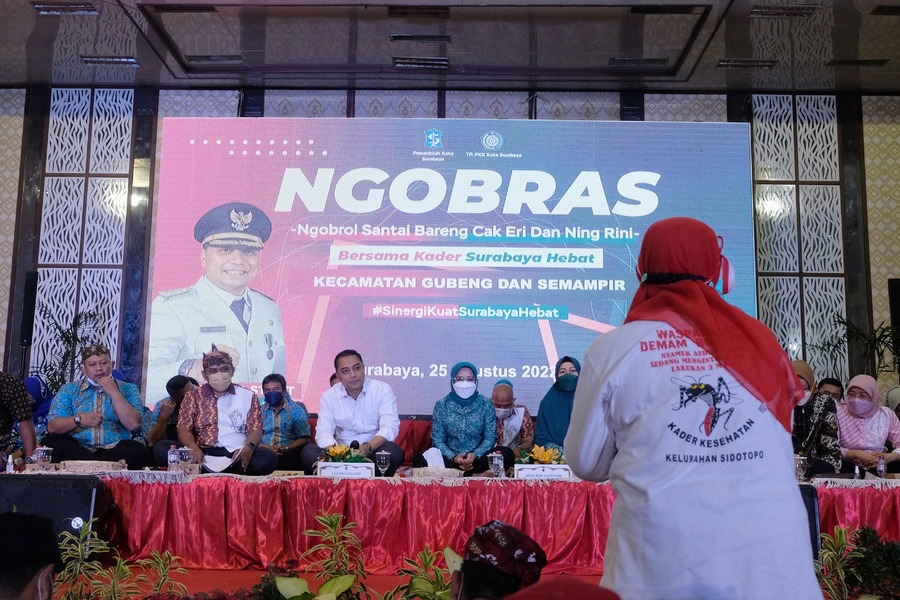 Lurah dan Camat se-Surabaya Diminta Gelar Pertemuan Rutin dengan Kader Surabaya Hebat