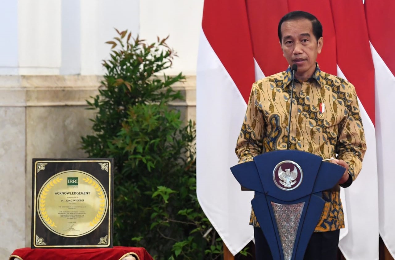 Jokowi Jamin Ketercukupan Pangan Nasional di Tengah Ancaman Krisis Global