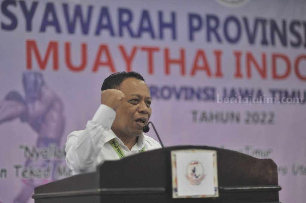 Baso Juherman Resmi Pimpin Pengprov Muaythai Jatim