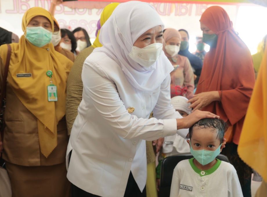 2.3Juta Anak Jatim Telah Imunisasi MR