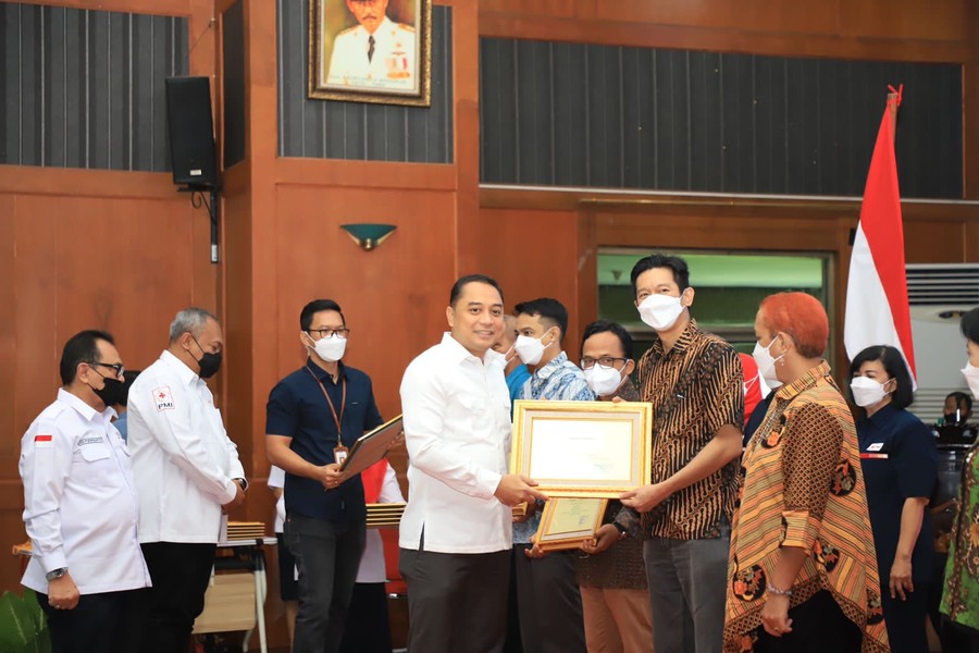 PMI Gandeng Disnaker Jatim untuk Memenuhi Kebutuhan Darah di Surabaya