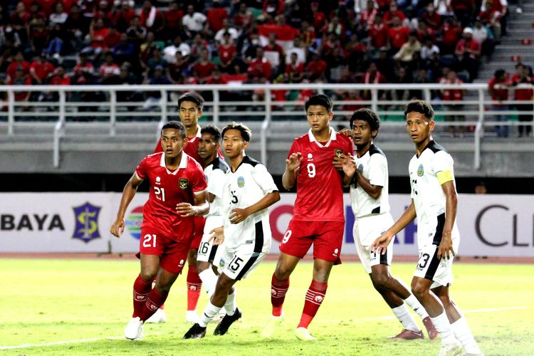 Timnas U-20 Indonesia Pesta 4 Gol ke Gawang Timor Leste