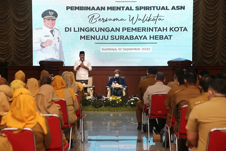 Wejangan Rais Aam PBNU untuk ASN Pemkot Surabaya: Jadilah Pemimpin Adil dan Jujur