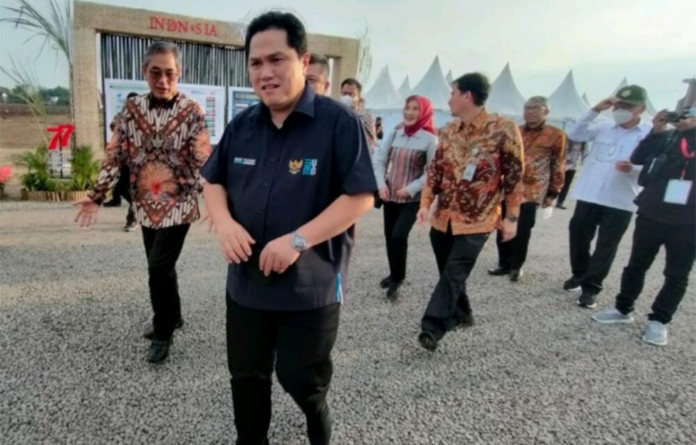 Erick Thohir Mewakili Presiden Jokowi Hadiri Kick off Revitalisasi Industri Gula Nasional di Mojokerto