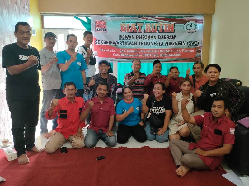 DPD SWI Magetan Gelar Rapat Kerja Bulanan