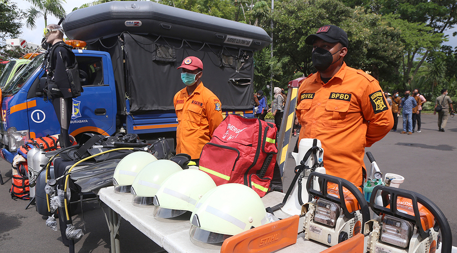 BPBD Surabaya Siaga Hadapi Potensi Cuaca Ekstrem