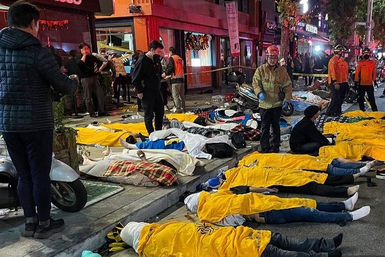 153 Orang Tewas Dalam Tragedi Halloween Itaewon di Korsel