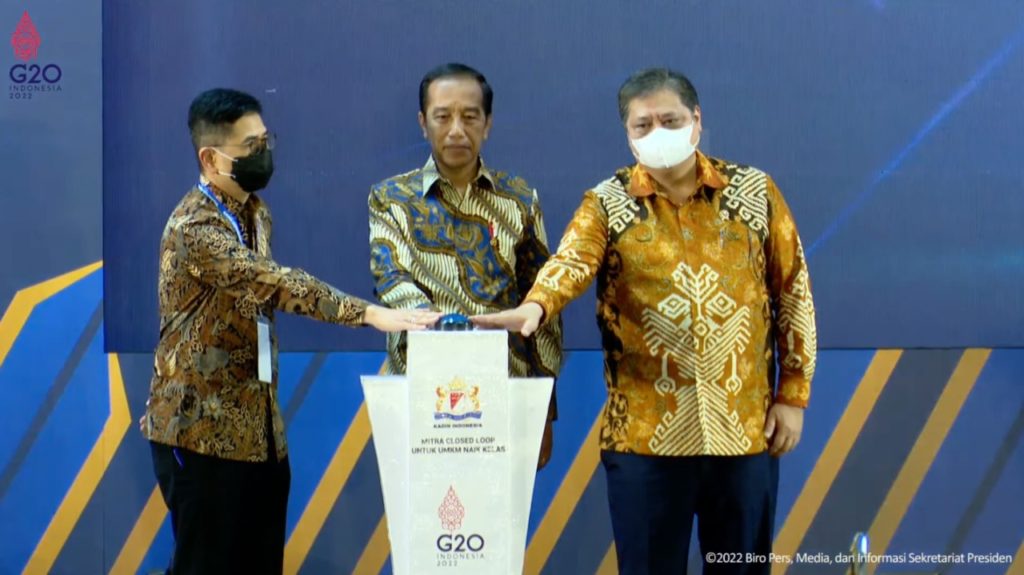 Presiden Jokowi Luncurkan Gerakan Kemitraan Inklusif UMKM Naik Kelas