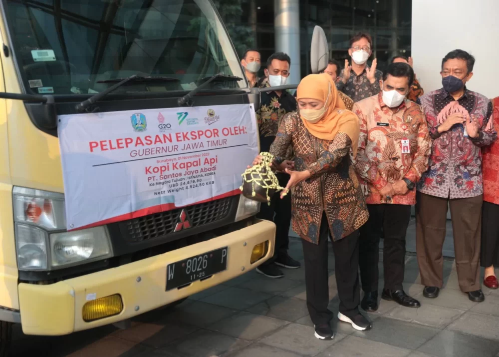 Khofifah Lepas Ekspor Senilai USD 1,46 Juta Ke Empat Negara