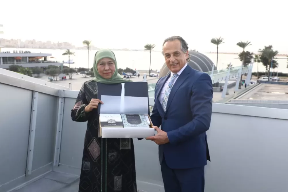 Gubernur Jatim Jajaki Kerjasama Dengan Perpustakaan Bibliotheca Alexandrina Mesir