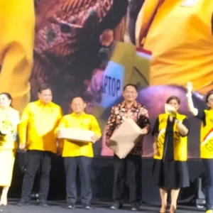 Ketum DPP Partai Golkar Airlangga Hartarto Launching MPO GO