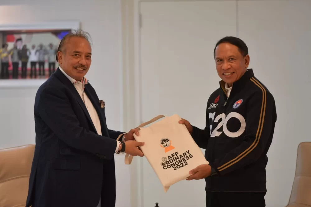 Menpora Zainudin Amali dan Utusan Presiden AFF Bertemu Bahas Kesiapan Indonesia Tuan Rumah Piala AFF 2022