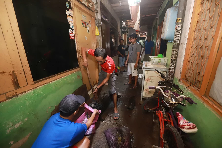 ‘Surabaya Bergerak’ Serentak Dilaksanakan di Wilayah Perkampungan