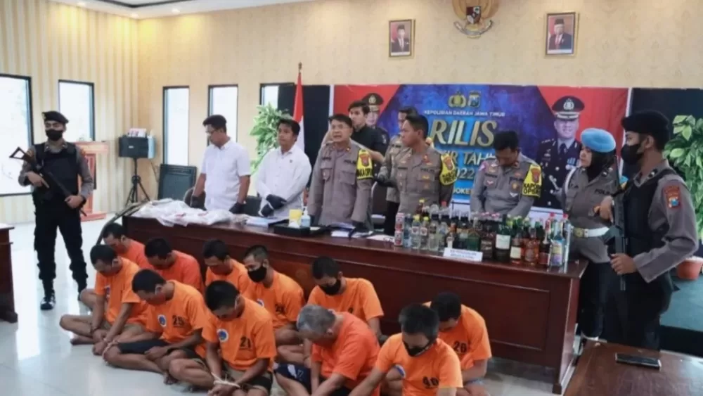 Polresta Mojokerto Tuntaskan 383 Kriminal 2022 Secara Keadilan