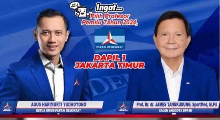 Profesor James Tangkudung Nyaleg DPR RI Dapil l Jakarta Timur Lewat Demokrat