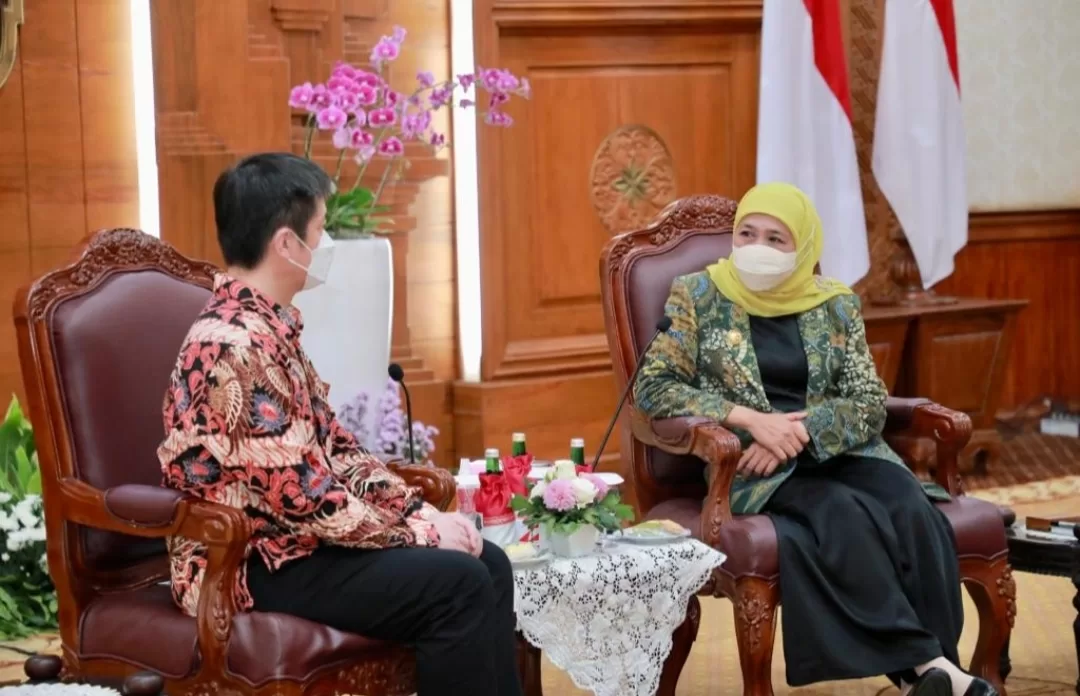 Gubernur Khofifah Tawarkan Ekspor Porang dan Sarang Burung Walet ke Konjen RRT