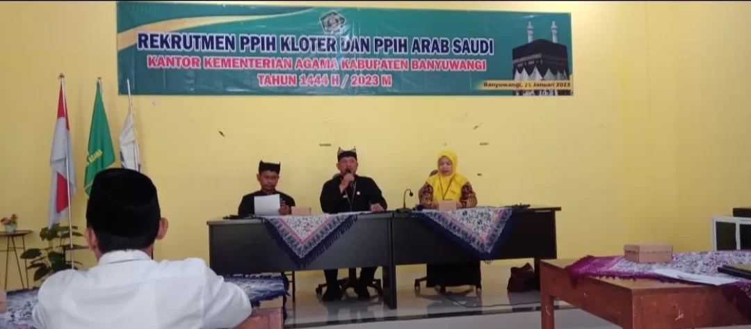 Kemenag Banyuwangi Lakukan Tes Bagi Calon Petugas Haji Indonesia