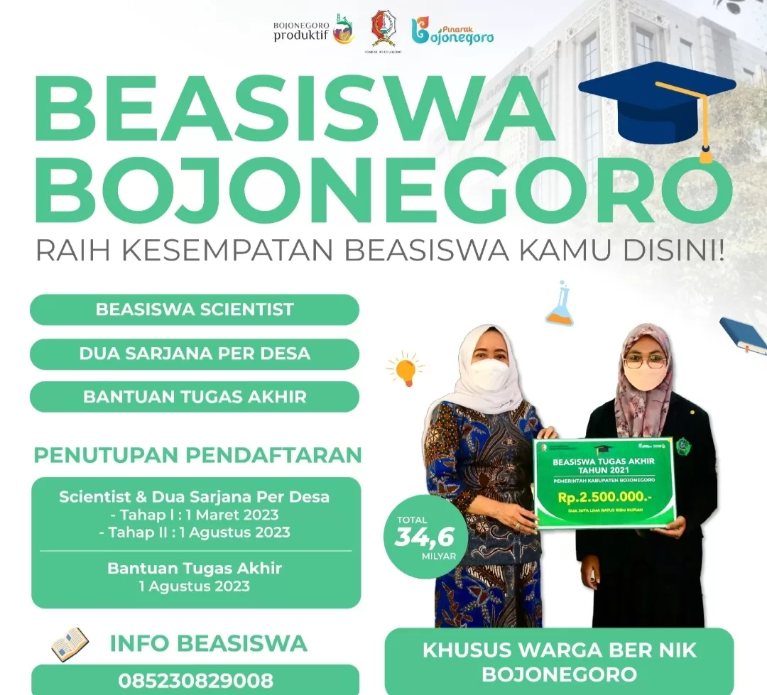 Pemkab Bojonegoro Siapkan Beasiswa,  Cek Pendaftarannya