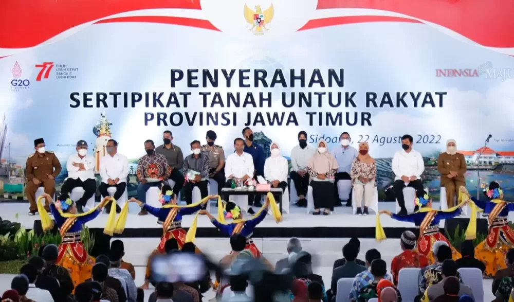 PTSL Jatim Tahun 2022 Capai 100 Persen, Gubernur Khofifah Apresiasi Komitmen BPN