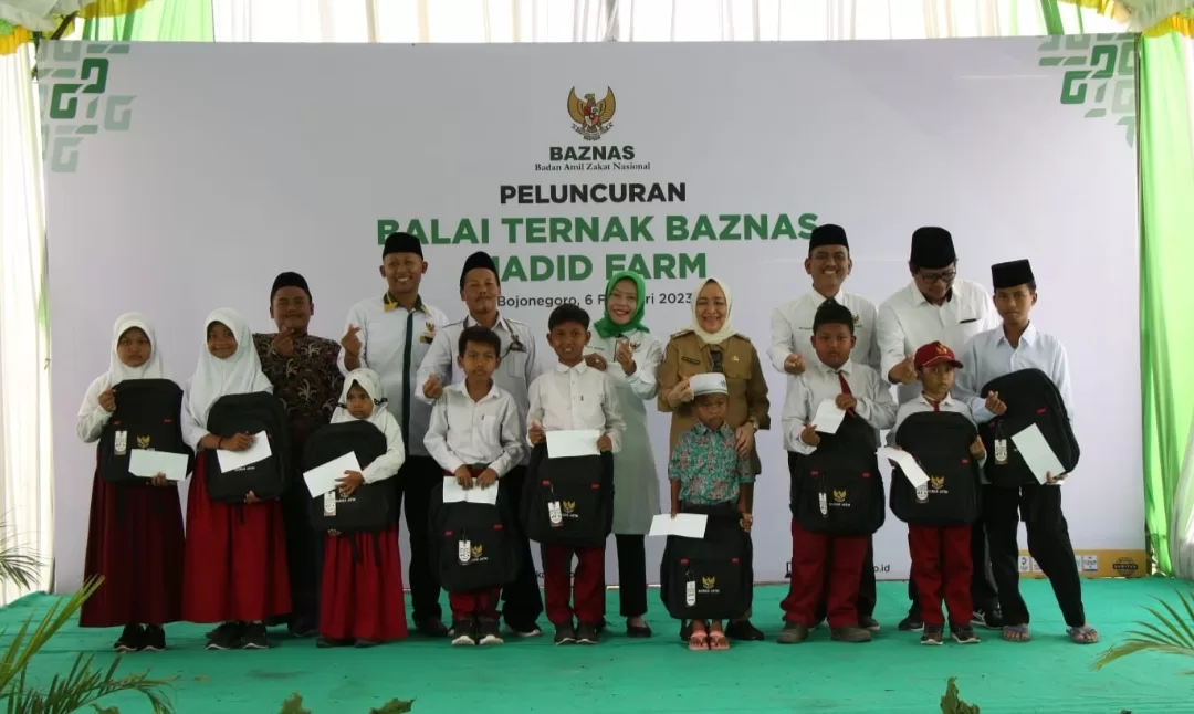 Baznas Luncurkan Jadid Farm, Bupati Anna: Bojonegoro Tingkatkan Produksi Kambing