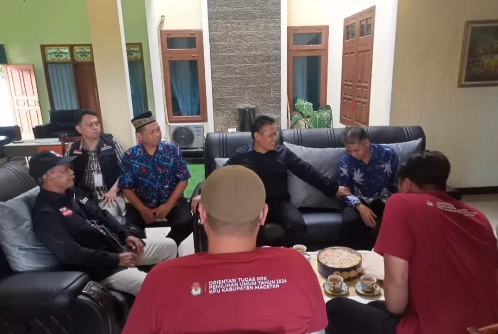 Coklit Di Kediamannya, Ketua DPRD Magetan Apresiasi Kerja Pantarlih