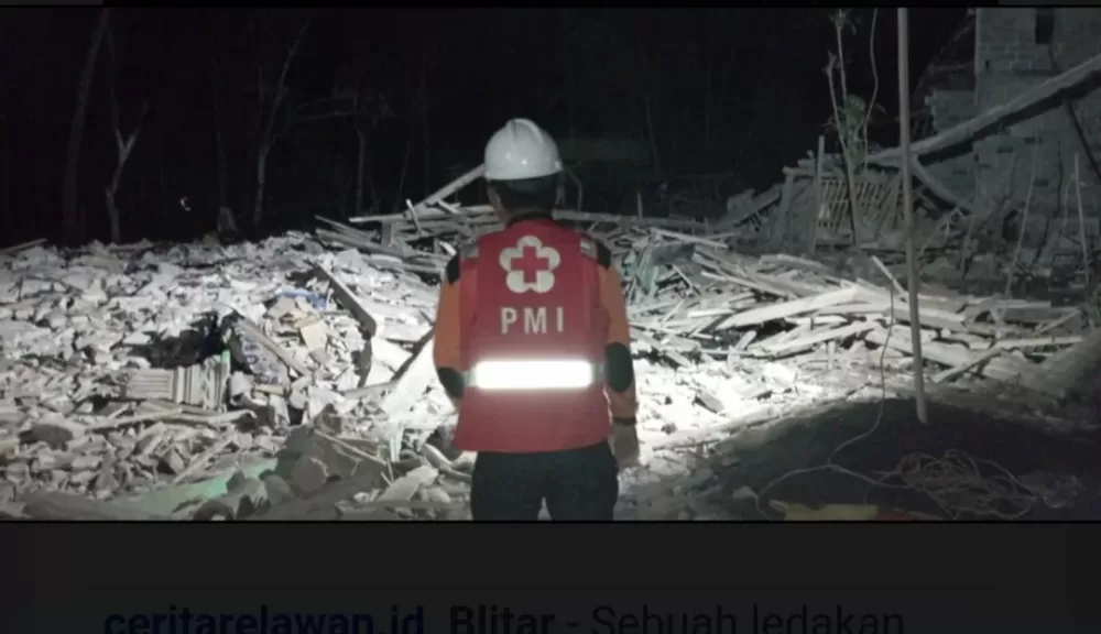 Ledakan di Blitar, Kerugian Materiel Belum Diketahui