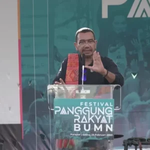 Pegadaian Ramaikan Festival Panggung Rakyat BUMN di Parapat Pegadaian Ramaikan Festival Panggung Rakyat BUMN di Parapat