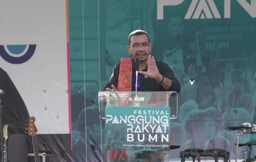 Pegadaian Ramaikan Festival Panggung Rakyat BUMN di Parapat
