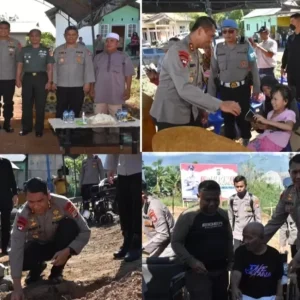 Kapolda Sulteng Letakkan Batu Pertama Bedah Rumah, Polda Sulteng Peduli Kapolda Sulteng Letakkan Batu Pertama Bedah Rumah, Polda Sulteng Peduli