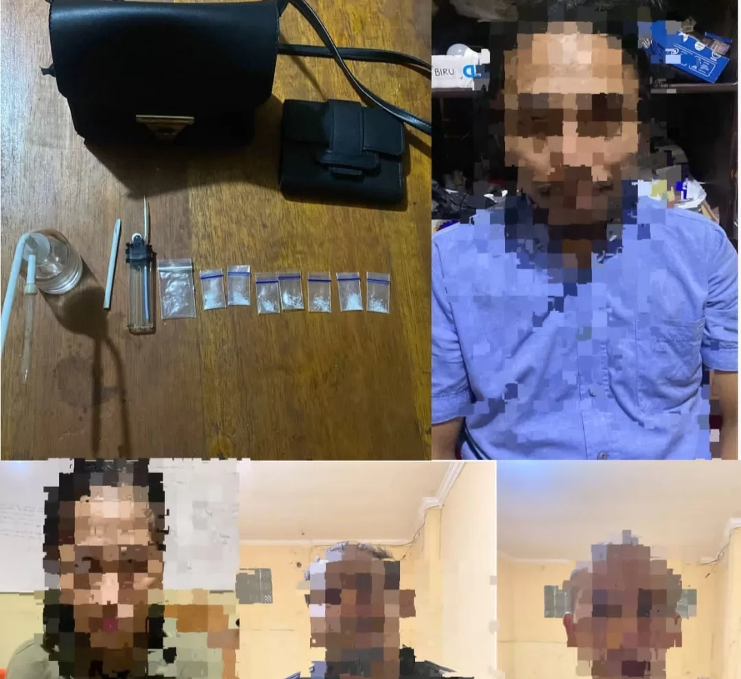 Sat Resnarkoba Polresta Palu, Tangkap Empat pengedar dan Pengguna Narkoba