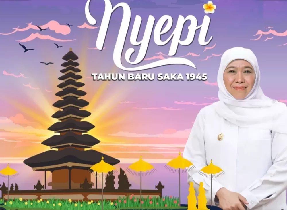 Khofifah: Jadikan Hari Raya Nyepi Momentum Membangun Manusia Berkepribadian Dharma