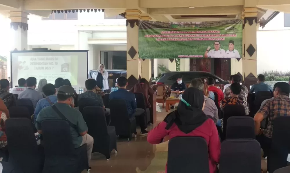 Pupuk Subsidi di Hapus HKTI Kabupaten Mojokerto Gencar Sosialisasi Pada Petani
