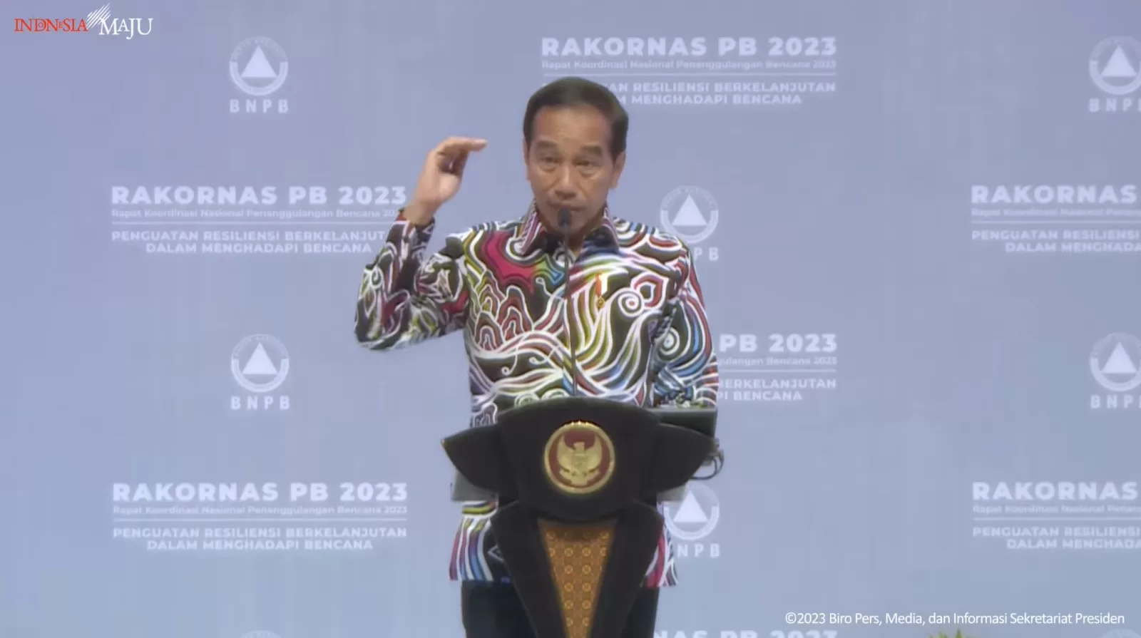 Indonesia Tiga Negara Teratas Rawan Bencana, Jokowi: Siaga dan Waspada Jadi Kunci