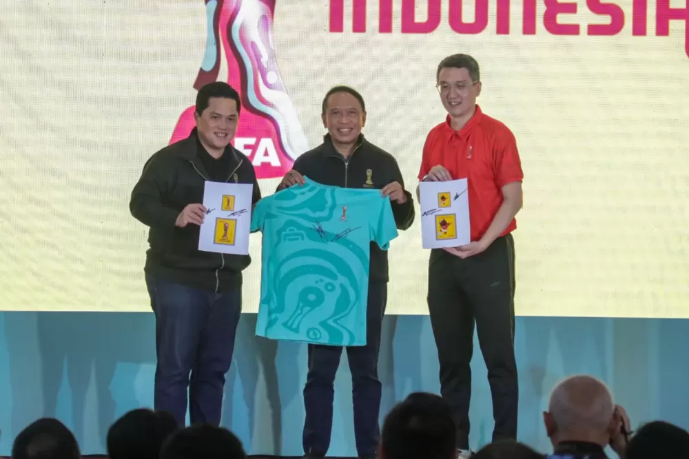 Menpora Launching Merchandise Piala Dunia U-20