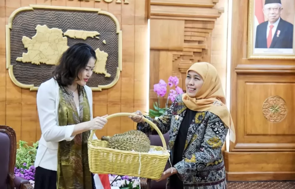 Dubes RRT Hou Yanqi Kunjungi Khofifah Bahas Peningkatan Kerjasama