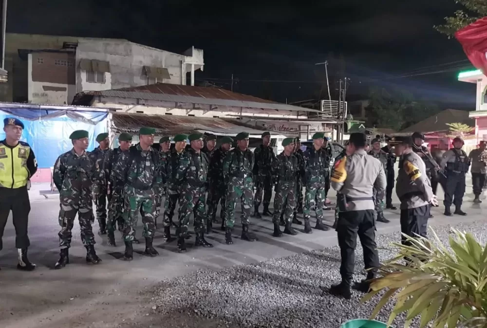 Cipta Kondisi Aman Kota Palu, TNI-Polri Rutin Gelar Patroli Gabungan